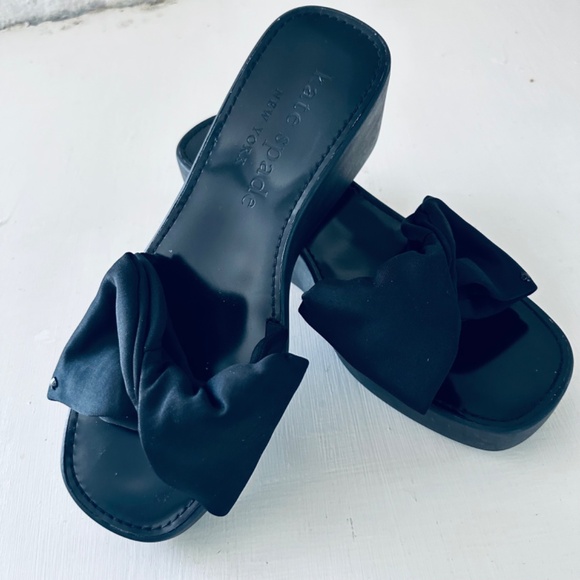 Kate Spade New York Women's Wedge Sandals in Black 11B - Picture 3 of 12